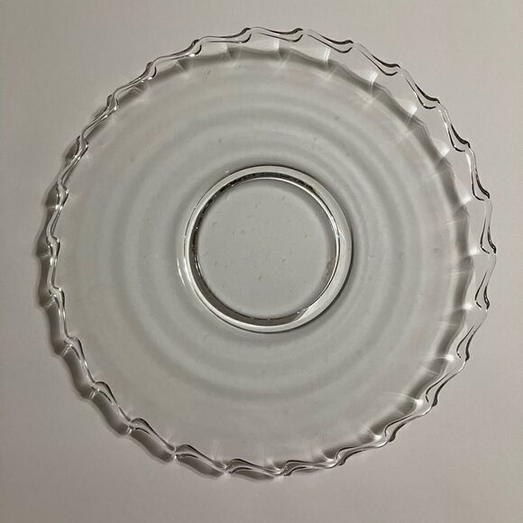 Fostoria Vintage Clear Glass Plate in Century Pattern - Picture 1 of 3
